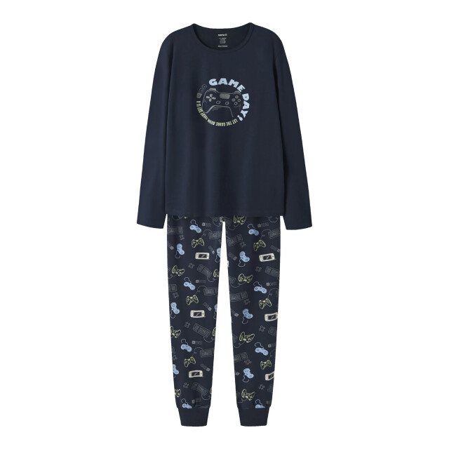 Name It Jongens pyjama set nkmnightset donkerblauw/gamer print 13250835 Navy Blazer large