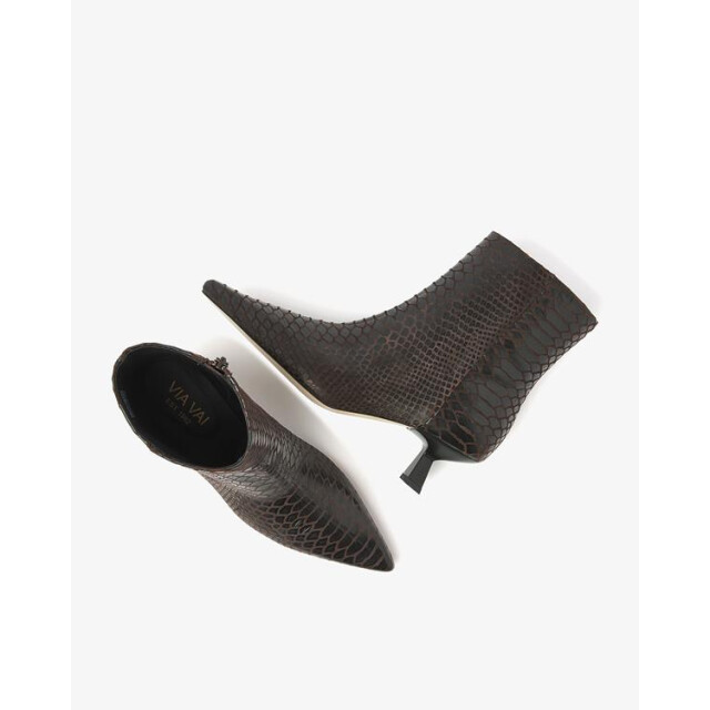 Via Vai 62302-03 Suzy Franky Dringe Enkellaarzen Bruin 62302-03 Suzy Franky Dringe large