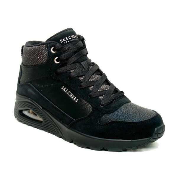 Skechers 177181 Uno - Stacre Shine Sneakers Zwart 177181 Uno - Stacre Shine large