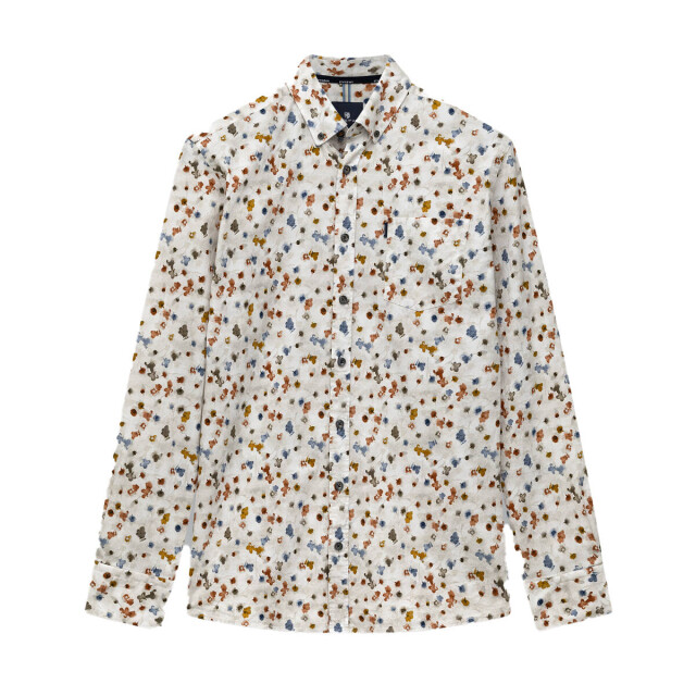 State of Art Overhemd lange mouw 21416014 State of art Overhemd lange mouw voor Heren in de kleur Ecru - Maat XXL voor Heren in de kleur Ecru - Maat XXL large