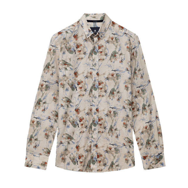 State of Art Overhemd lange mouw 21416013 State of art Overhemd lange mouw voor Heren in de kleur Ecru - Maat XXL voor Heren in de kleur Ecru - Maat XXL large