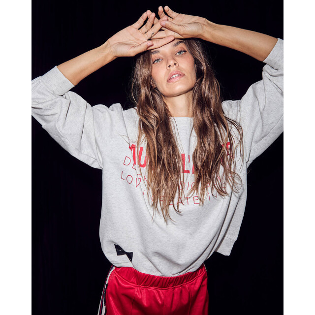 Haute L'Amitié Sweat hl10446 studio Haute L'Amitié Sweat voor Dames in de kleur Grijs - Maat M voor Dames in de kleur Grijs - Maat M large