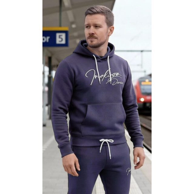 Indigo Denim Denim joggingpak heren - ID061-1-1 large