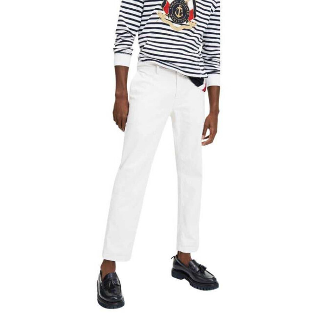 Tommy Hilfiger Normale herenbroek met logo UTNA1038_ecru large