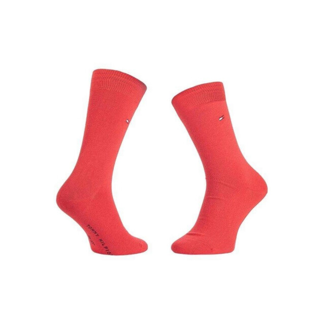 Tommy Hilfiger Garen sokken met geborduurd logo voor heren (set van 2) UTNA968_navyred large