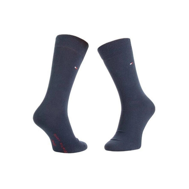 Tommy Hilfiger Garen sokken met geborduurd logo voor heren (set van 2) UTNA968_navyred large