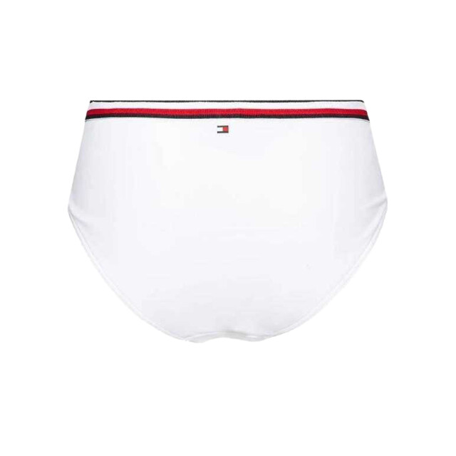 Tommy Hilfiger Dames contrast gestreept bikinibroekje UTNA474_white large
