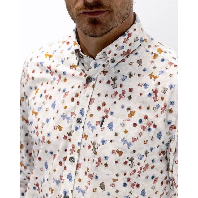 State of Art Overhemd lange mouw 21416014 State of art Overhemd lange mouw voor Heren in de kleur Ecru - Maat XXL voor Heren in de kleur Ecru - Maat XXL large