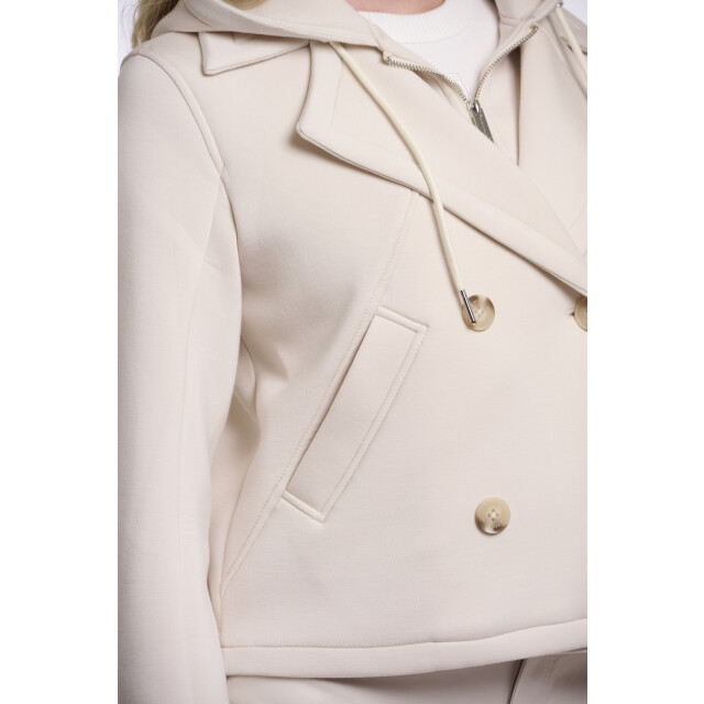 Rino & Pelle double breasted jacket with detachble hood collar jennifer.7002621 9030 birch 06111.198.0089 large