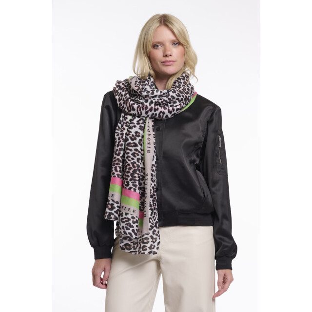 Rino & Pelle scarf with leopard print klaartje.7002621 8980 leopard 06811.849.0020 large