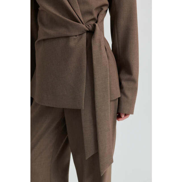 Second Female blouse lm dakota wrap 6144 mid brown 06228.840.0044 large