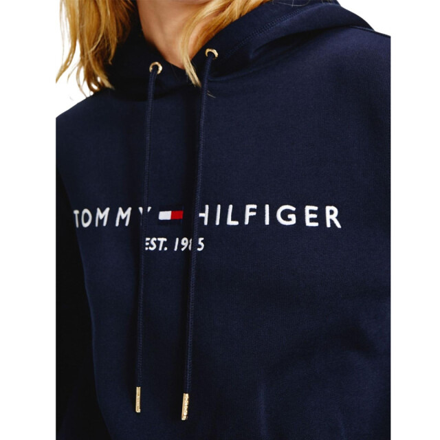 Tommy Hilfiger Dames polycotton hoodie UTNA139_black large