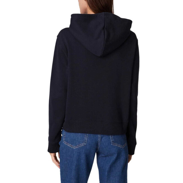 Tommy Hilfiger Dames geborduurde logo hoodie UTNA920_navyblue large