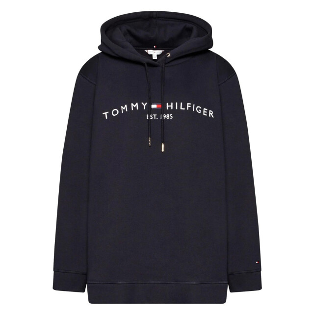 Tommy Hilfiger Dames polycotton hoodie UTNA139_black large