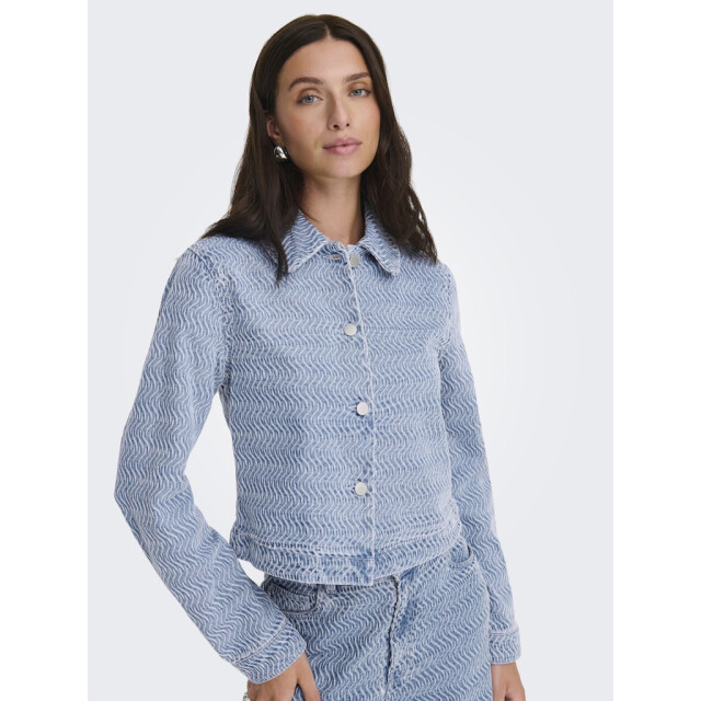 Jacqueline de Yong Jdynico ls structure schaket dnm blue denim 4270.35.0015 large