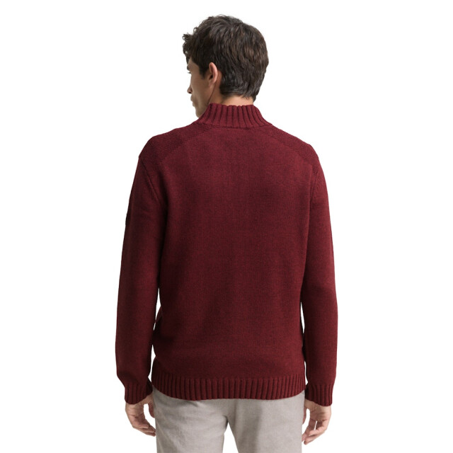 Tom Tailor Structure knit bordeaux 5219.47.0001 large