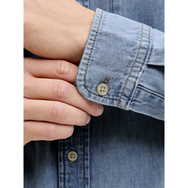 Jack & Jones Jjebrook jjoxford shirt akm 990 blue denim 5300.50.0023 large