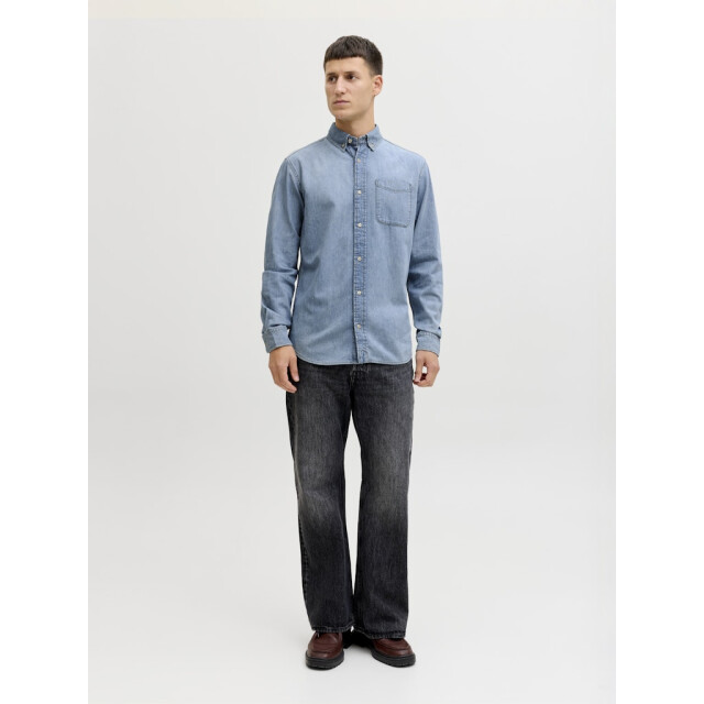 Jack & Jones Jjebrook jjoxford shirt akm 990 blue denim 5300.50.0023 large