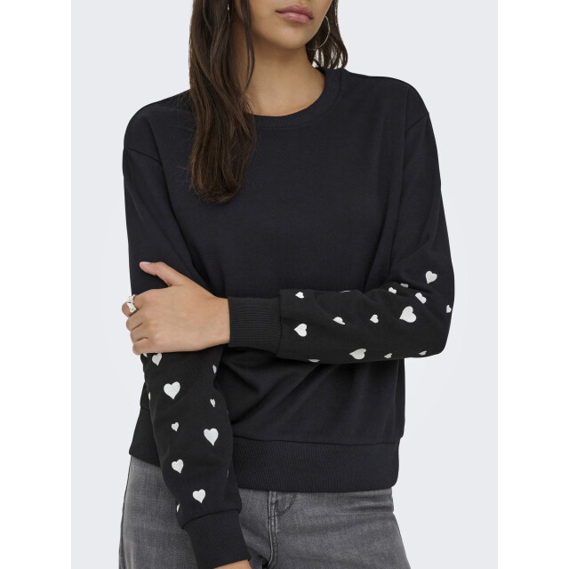 Jacqueline de Yong Jdyparis l/s sleeve emb sweat jrs 15355417 large