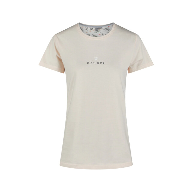 By Louise Dames capri pyjama driekwart oranje/wit gebloemd BL-570-02 large