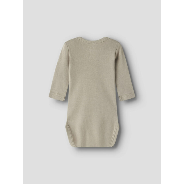 Name It Unisex kinder bodysuit nbnbody 3-pack beige/wit dierenprint 13250815-Jet Stream large