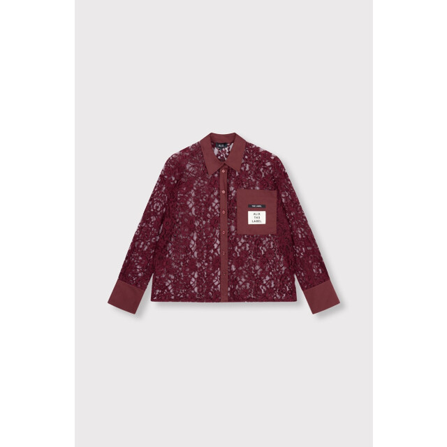 Alix The Label Lace blouse bordeaux 4309.47.0002 large