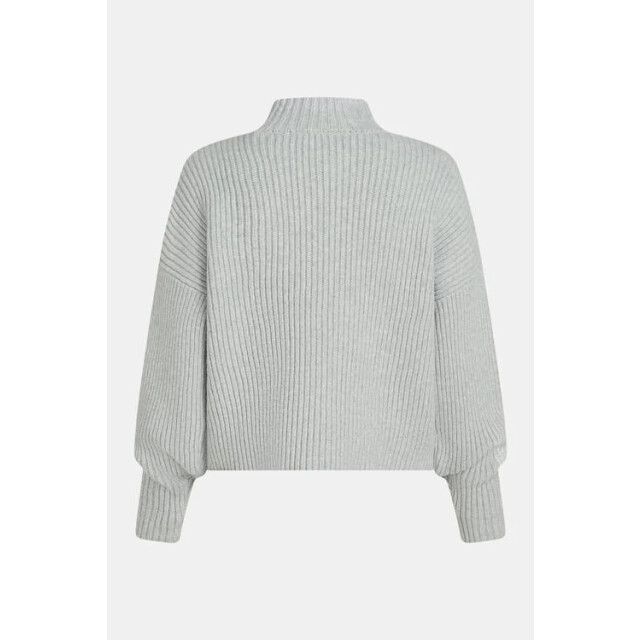 Penn & Ink W25b380ltd 83m-05 penn&ink jumper grey mel. ecru W25B380LTD 83m-05 large