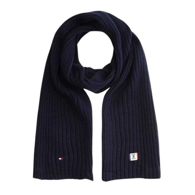 Tommy Hilfiger Gebreide sjaal voor kinderen/kinderen UTNA263_navyblue large