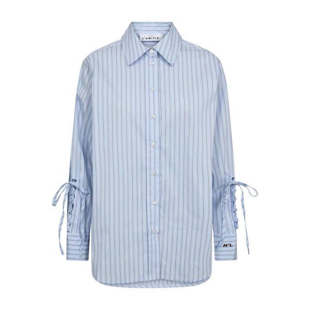 Haute L'Amitié Haute l’amitié alvina tie stripe blouse 9825556562248 large