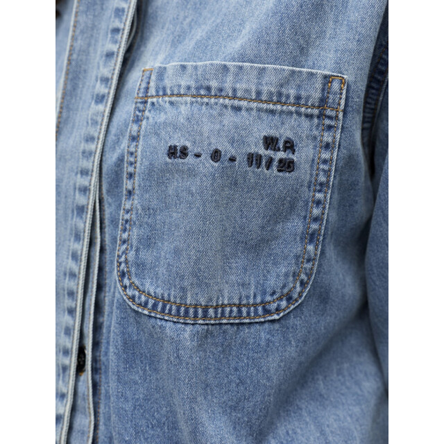 Object objvilma l/s re short shirt 1 23048036 medium blue 06615.264.0031 large