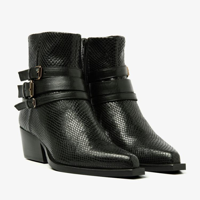 Via Vai 62117 Enkellaarzen Zwart 62117 large