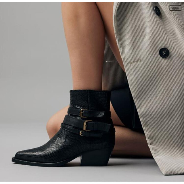 Via Vai 62117 Enkellaarzen Zwart 62117 large