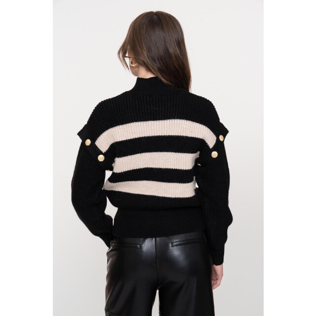 Geisha 54860-23 pullover stripe buttons 4062145050 large