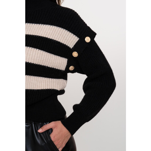 Geisha 54860-23 pullover stripe buttons 4062145050 large