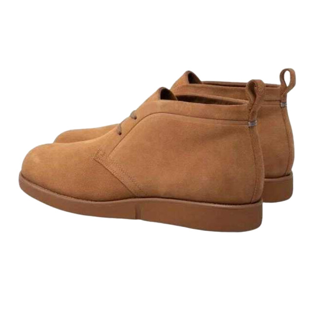 Calvin Klein Leren laaggesneden herenschoenen met logo UTNA625_caramel large