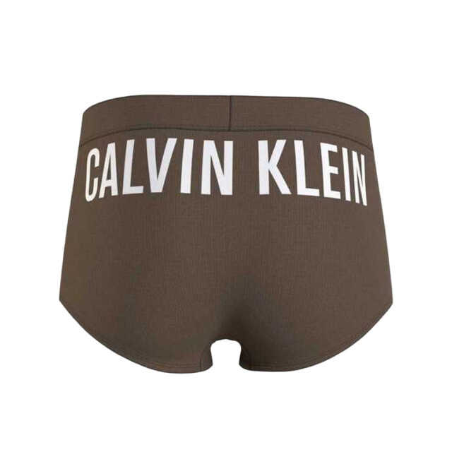 Calvin Klein Zwemshort met koordsluiting en ruglogo voor heren UTNA907_brown large