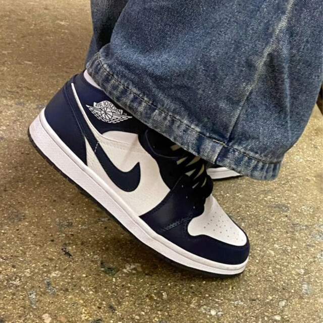 Nike Air jordan 1 mid dark teal (gs) 554725-411 large