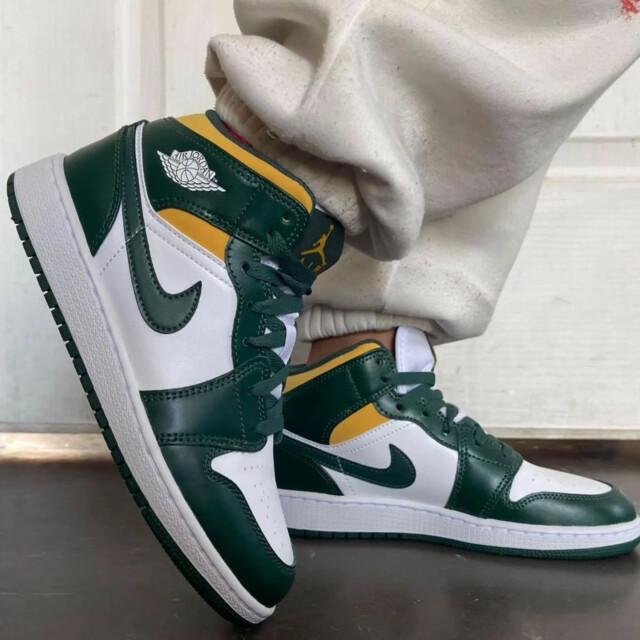 Nike Air jordan 1 mid sonics 2021 (gs) 554725-371 large