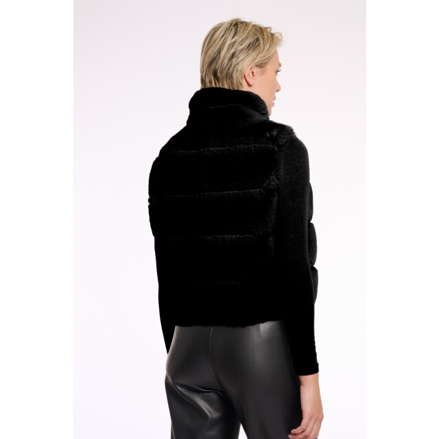 Rino & Pelle May.7002511 faux fur waistcoat with pu det 4061782051 large