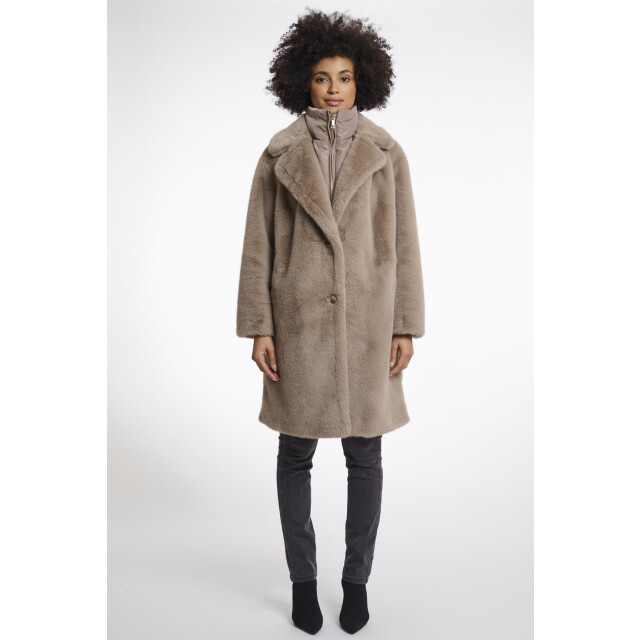 Rino & Pelle Geesje.7002512 single breasted faux fur coat 4061762037 large