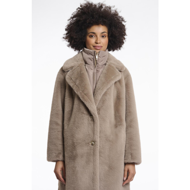 Rino & Pelle Geesje.7002512 single breasted faux fur coat 4061762037 large