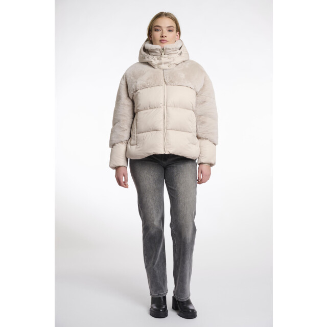 Rino & Pelle Shana.7002512 padded jacket with faux fur de 4061731058 large