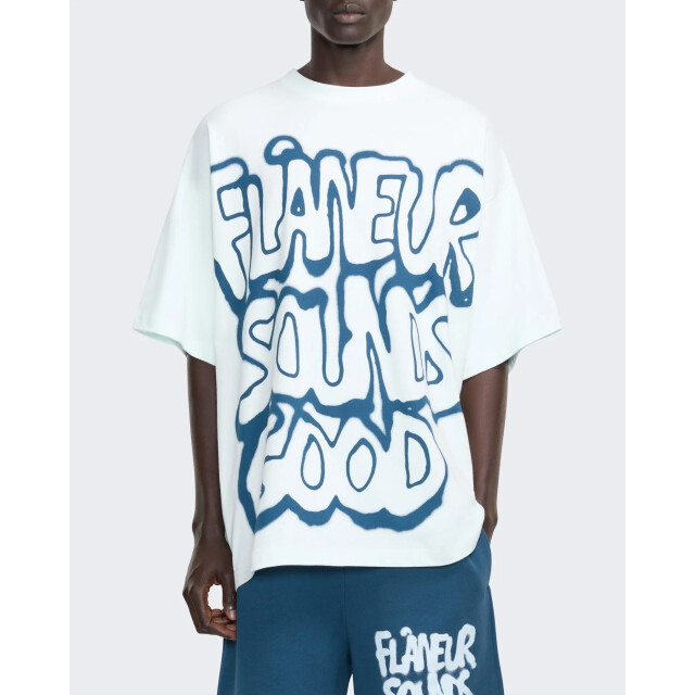 Flaneur Homme Heren sounds good spray t-shirt FTSH112-703 large