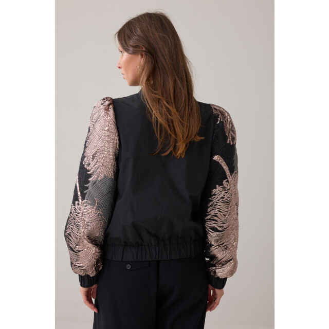 Summum 1s1275-12336 bomber jacket leaves jacquard 4062236049 large