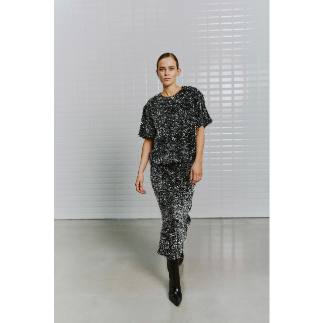 WithBlack Wblidun 12 sleeve sequin top 00001172 4062891025 large