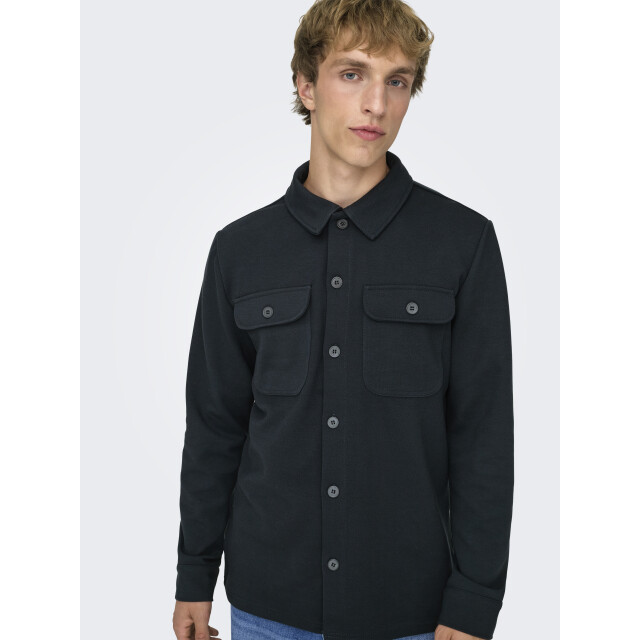 Only & Sons onsnewkodyl overshirt sweat noos 22021279 dark 05633.261.0020 large