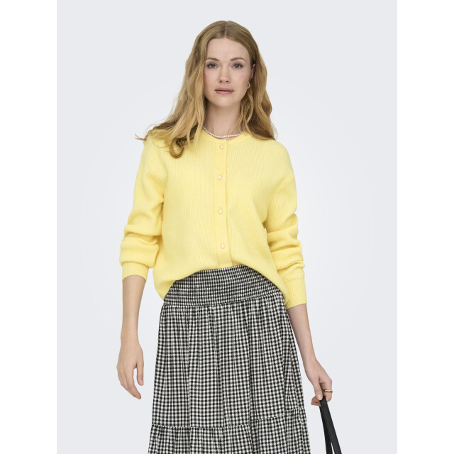 Jacqueline de Yong lumi life l/s button cardiga knt 15326819 golden haze 06741.440.0005 large