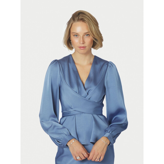 Neo Noir rista heavy sateen blouse 164803 407 smoke 06615.211.0239 large