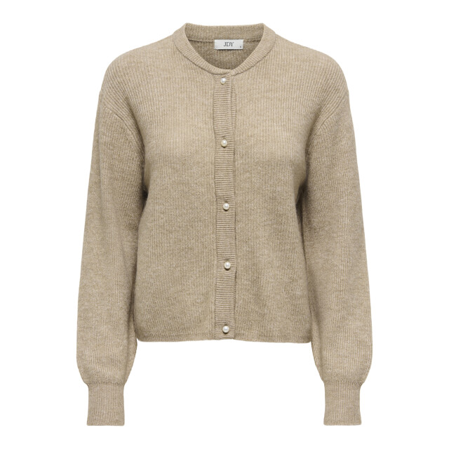 Jacqueline de Yong lumi life l/s button cardiga knt 15326819 silver mink 06741.820.0116 large