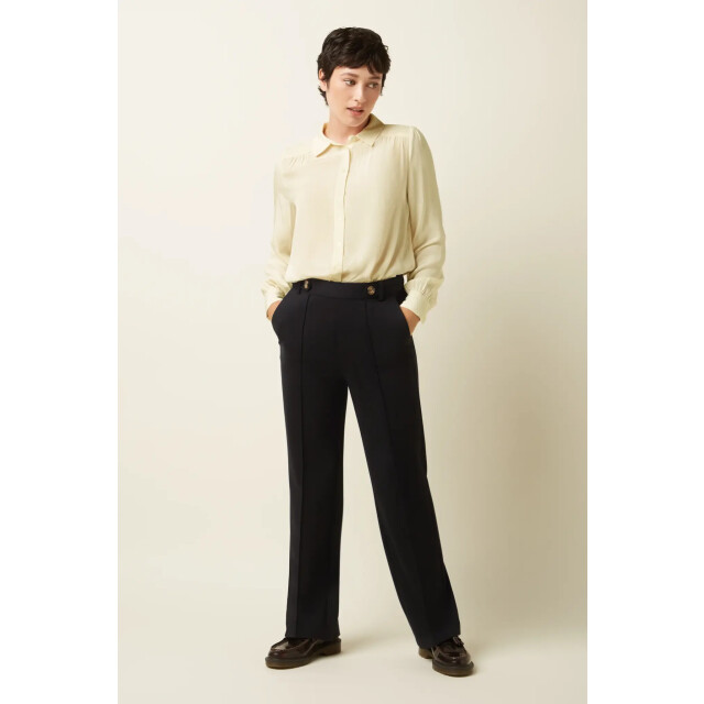 King Louie 10013 garbo pintuck pants uni rodeo 001 black 10013 large